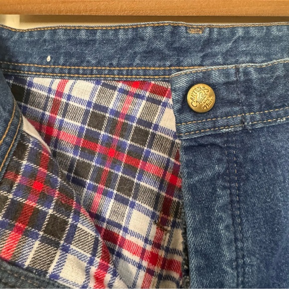 Vintage flannel lined jeans - Picture 3 of 4